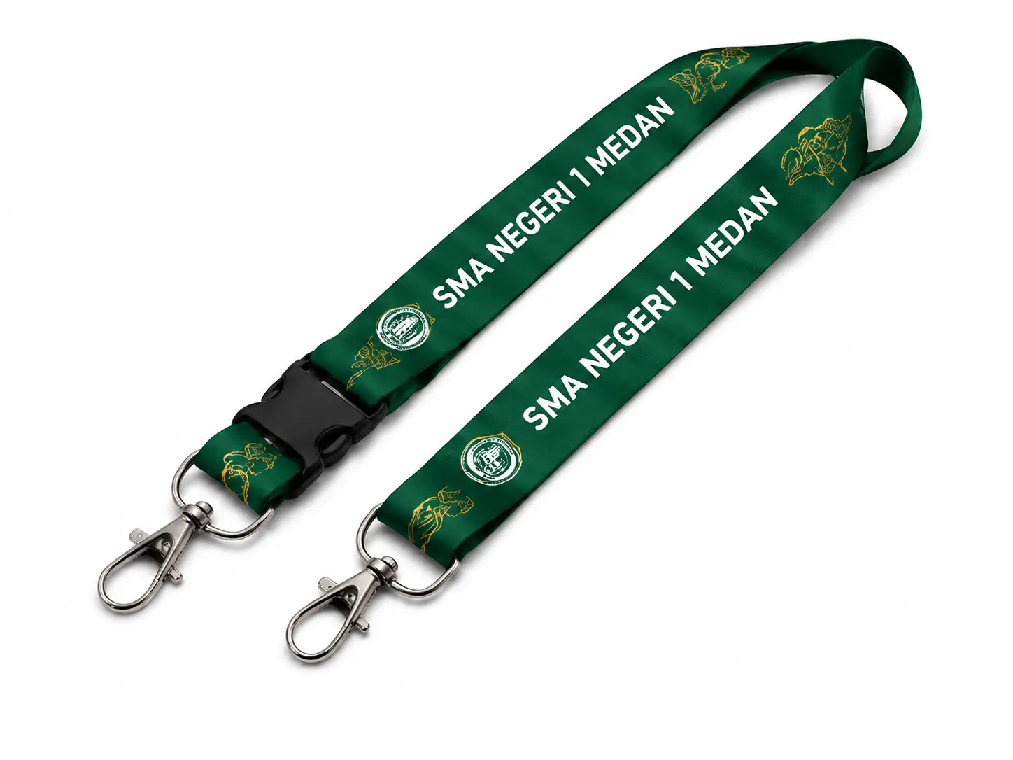 Lanyard custom navy untuk event dan organisasi Lanyard Medan