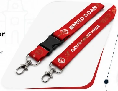 Tali Lanyard Custom Ring O Jahit Stopper Punggung 1.5 cm